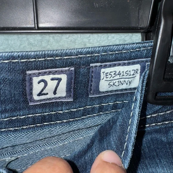 Women's Miss Me Skinny Jeans Size 27 Blue - Picture 4 of 8